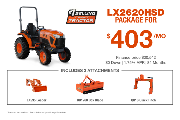 BX2680 Tractor Package